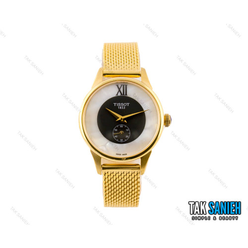 ساعت تیسوت زنانه بند حصیری طلایی Tissot-1731-L ساعت تیسوت زنانه بند حصیری طلایی Tissot-1731-L