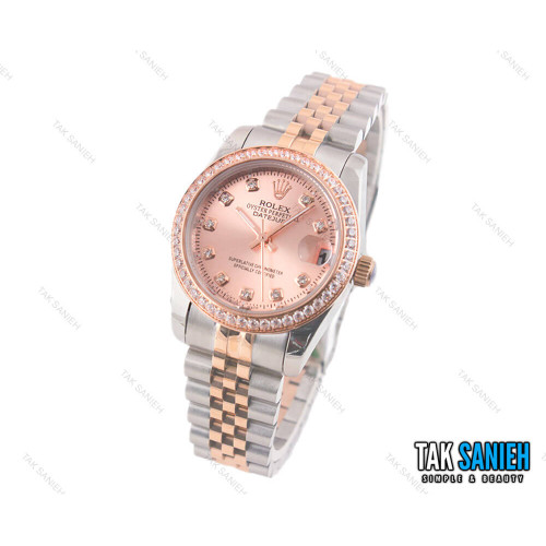 ساعت رولکس زنانه دورنگین دورنگ رزگلد Rolex-2037-L ساعت رولکس زنانه دورنگین دورنگ رزگلد Rolex-2037-L