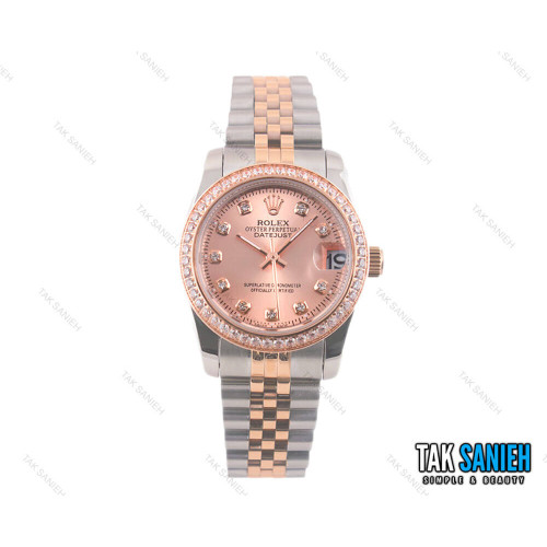 ساعت رولکس زنانه دورنگین دورنگ رزگلد Rolex-2037-L ساعت رولکس زنانه دورنگین دورنگ رزگلد Rolex-2037-L