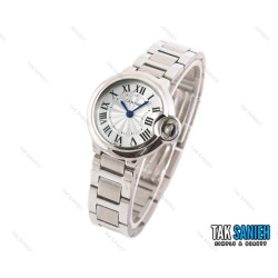 ساعت کارتیر بالن بلو زنانه نقره ای اسمال Cartier-2053-L