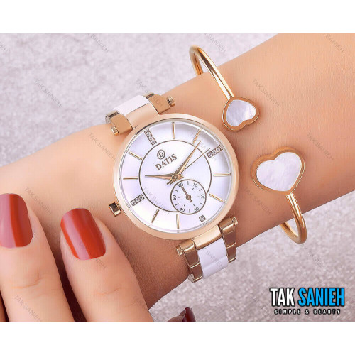 ساعت مچی عقربه ای زنانه داتیس مدل Datis-2166-L ساعت مچی عقربه ای زنانه داتیس مدل Datis-2166-L