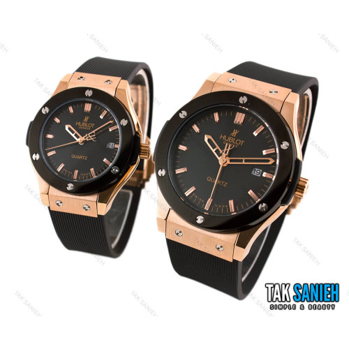 ساعت مچی عقربه ای ست هابلوت مدل Hublot-2201-S ساعت مچی عقربه ای ست هابلوت مدل Hublot-2201-S