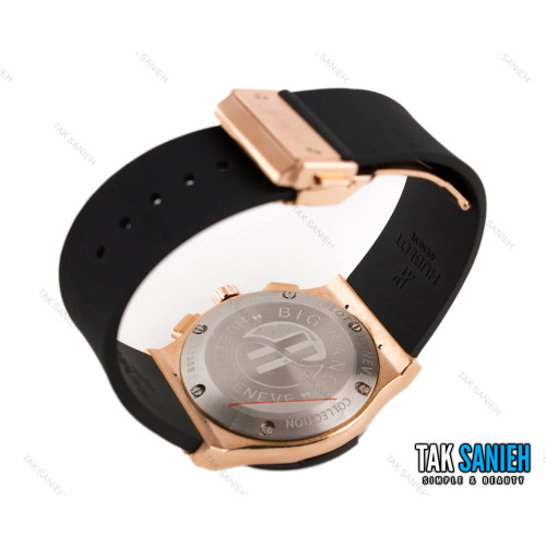 ساعت هوبلو مردانه سه موتوره مشکی رزگلد Hublot-2210-G