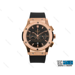 ساعت هابلوت ست سه موتوره رزگلد مشکی Hublot-2223-S