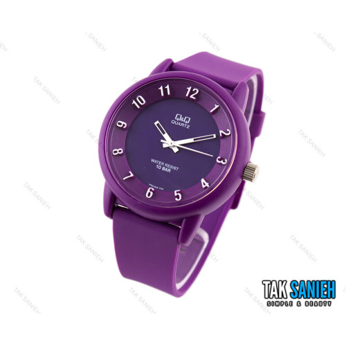 ساعت مچی عقربه ای زنانه مردانه کیو اند کیو مدل Q&Q-2147-G-L