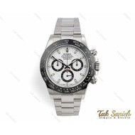 ساعت رولکس مردانه سه موتوره دیتونا سیلور سفید Rolex-2072-G