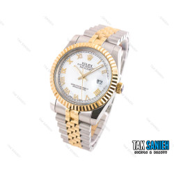 ساعت رولکس مردانه دورنگ طلایی ایندکس یونانی Rolex-2104-G ساعت رولکس مردانه دورنگ طلایی ایندکس یونانی Rolex-2104-G