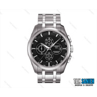 ساعت تیسوت مردانه سه موتوره نقره ای مشکی Tissot-2111-G