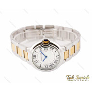 ساعت کارتیه زنانه بالن بلو طلایی سیلور مدیوم Cartier-3111-L ساعت کارتیه زنانه بالن بلو طلایی سیلور مدیوم Cartier-3111-L