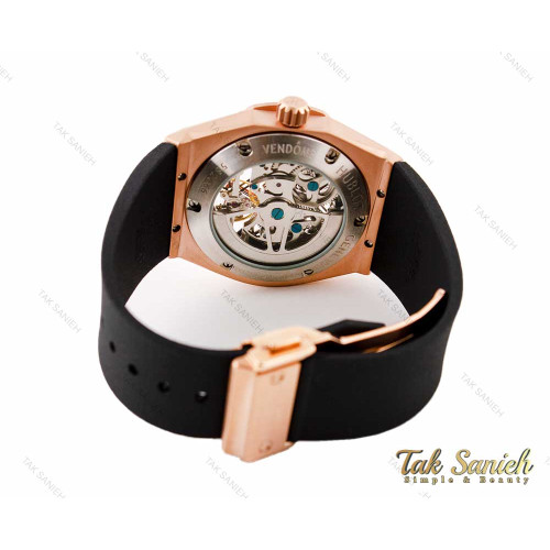 ساعت هابلوت مردانه صفحه اسکلتون اتوماتیک رزگلد Hublot-3126-G ساعت هابلوت مردانه صفحه اسکلتون اتوماتیک رزگلد Hublot-3126-G