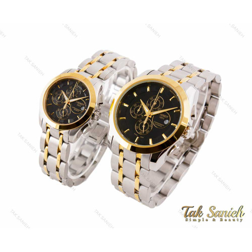 ساعت تیسوت ست سه موتوره طلایی سیلور Tissot-3166-S ساعت تیسوت ست سه موتوره طلایی سیلور Tissot-3166-S