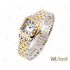 ساعت مچی زنانه کارتیه پنته دورنگ طلایی مدیوم Cartier-3187-L