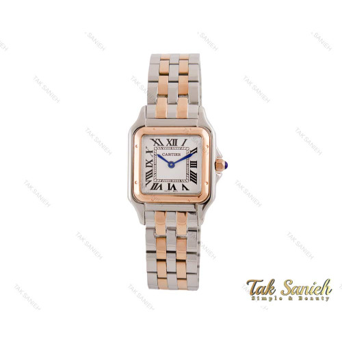 ساعت مچی کارتیر پنتر زنانه دورنگ رزگلد مدیوم Cartier-3190-L ساعت مچی کارتیر پنتر زنانه دورنگ رزگلد مدیوم Cartier-3190-L