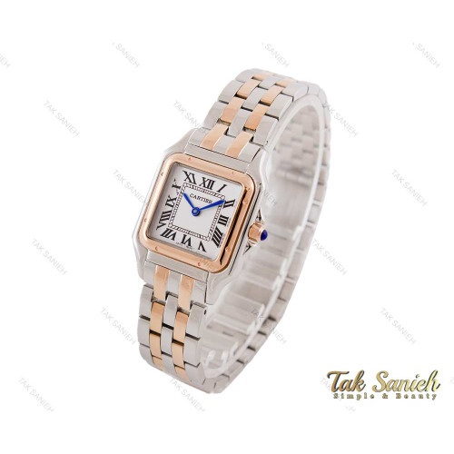 ساعت مچی کارتیر پنتر زنانه دورنگ رزگلد مدیوم Cartier-3190-L ساعت مچی کارتیر پنتر زنانه دورنگ رزگلد مدیوم Cartier-3190-L