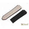 بند چرمی ساعت مچی هابلوت مردانه طوسی Hublot-Strap-2976-G