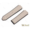 بند چرمی ساعت مچی هابلوت مردانه طوسی Hublot-Strap-2976-G