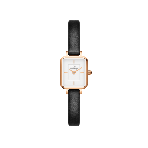 ساعت دنیل ولینگتون زنانه بند چرم مستطیلی ظریف رزگلد DW-5518-L ساعت دنیل ولینگتون زنانه بند چرم مستطیلی ظریف رزگلد DW-5518-L